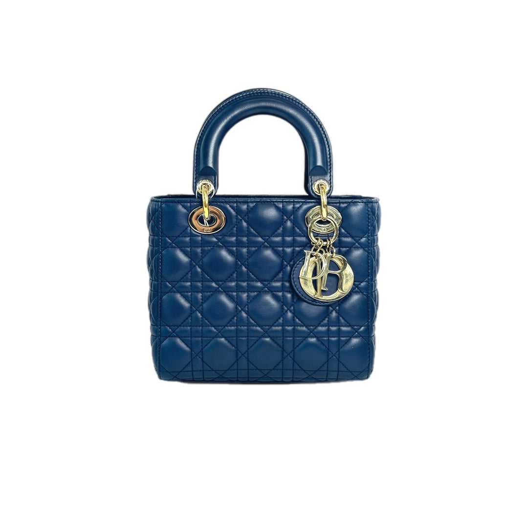 Dior Blue Lady Dior Small Bag