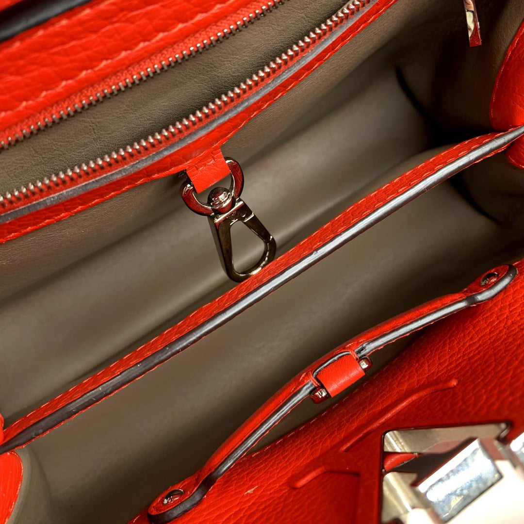 Louis Vuitton Capucines Bb 27cm Red Bag