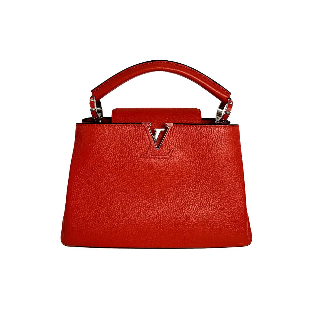 Louis Vuitton Capucines Bb 27cm Red Bag