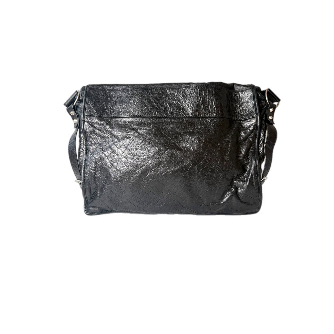 Balenciaga Black Large Messenger Bag