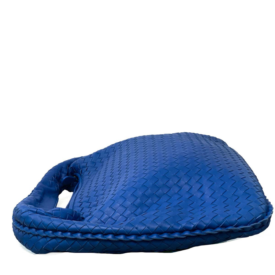 Bottega Veneta Blue Intrecciato Bag