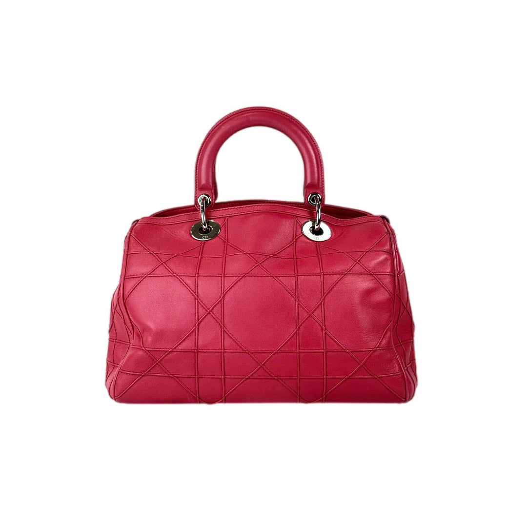 Dior Granville Cannage Bag Red