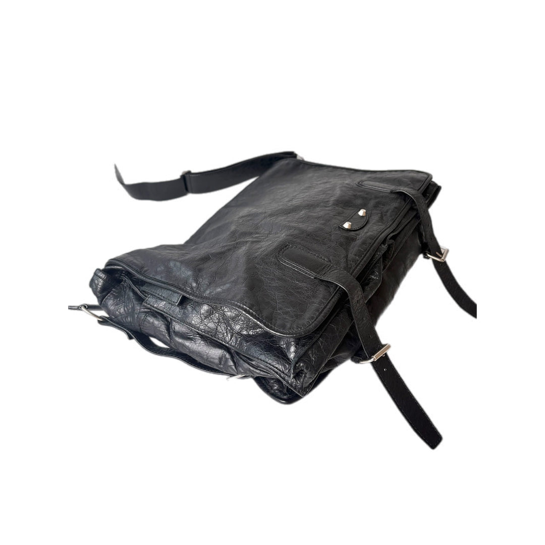 Balenciaga Black Large Messenger Bag