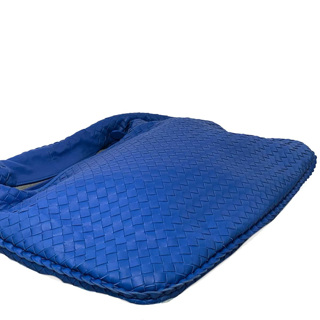 Bottega Veneta Blue Intrecciato Bag