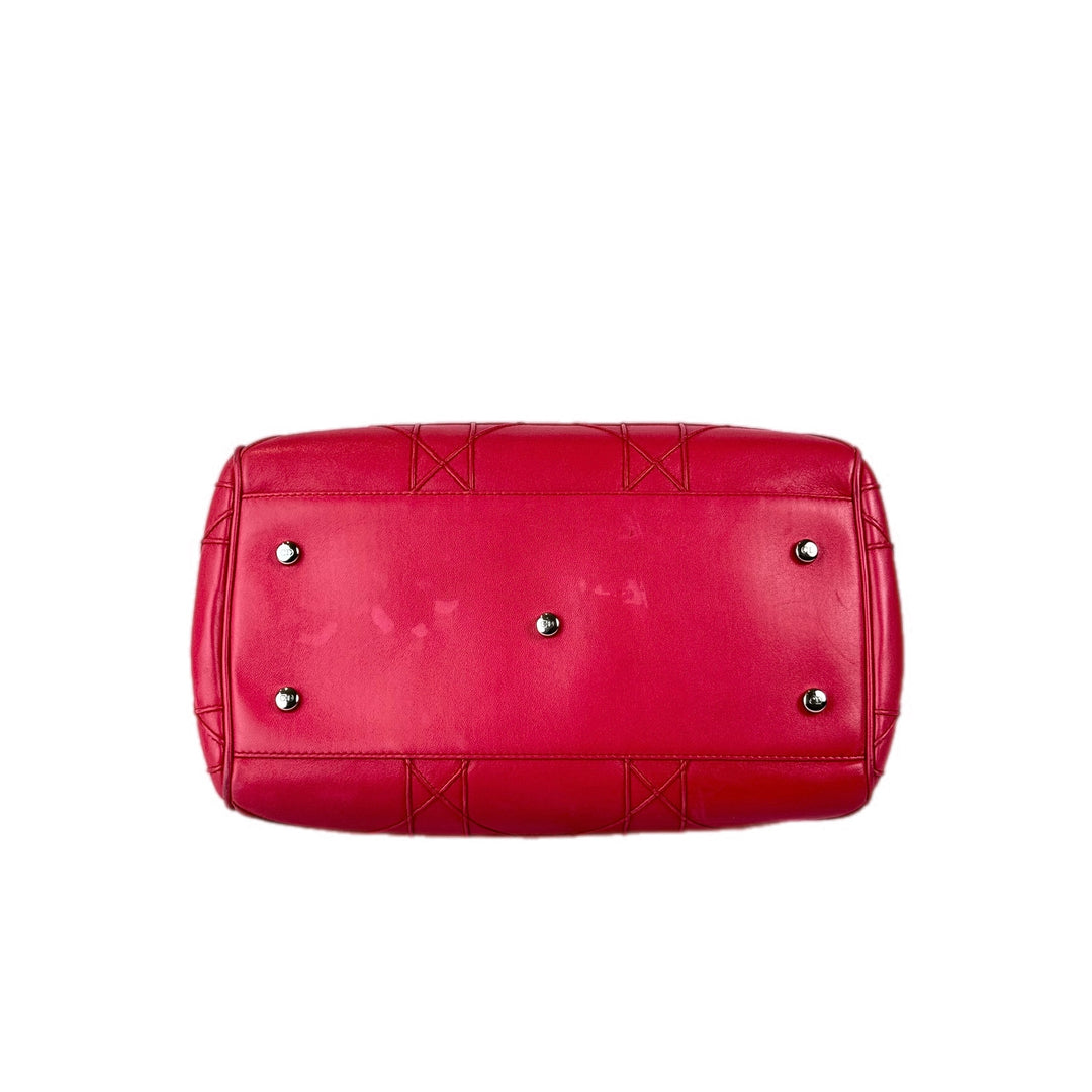 Dior Granville Cannage Bag Red