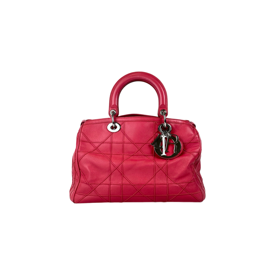 Dior Granville Cannage Bag Red