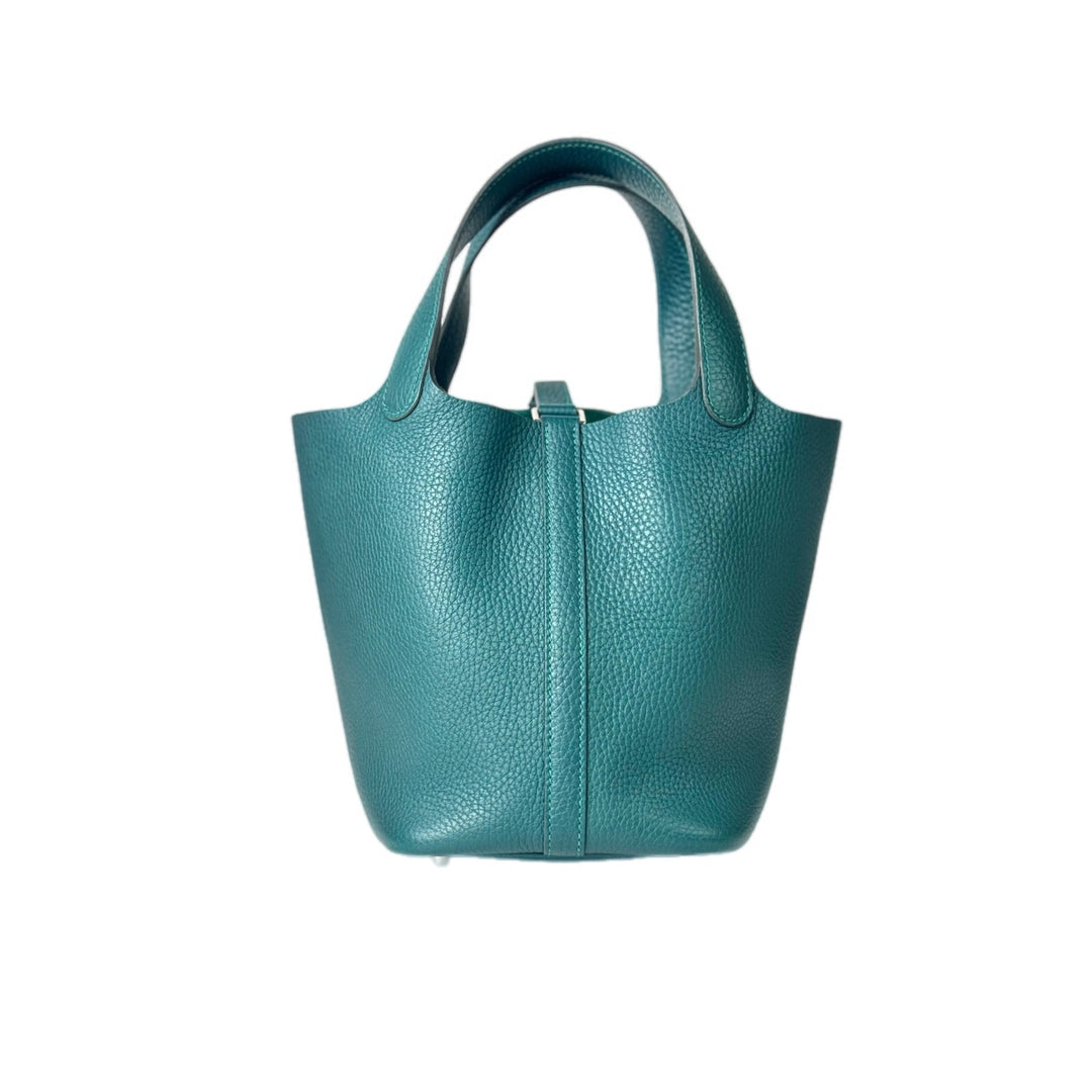 Hermes Picotin 18cm Bag Green