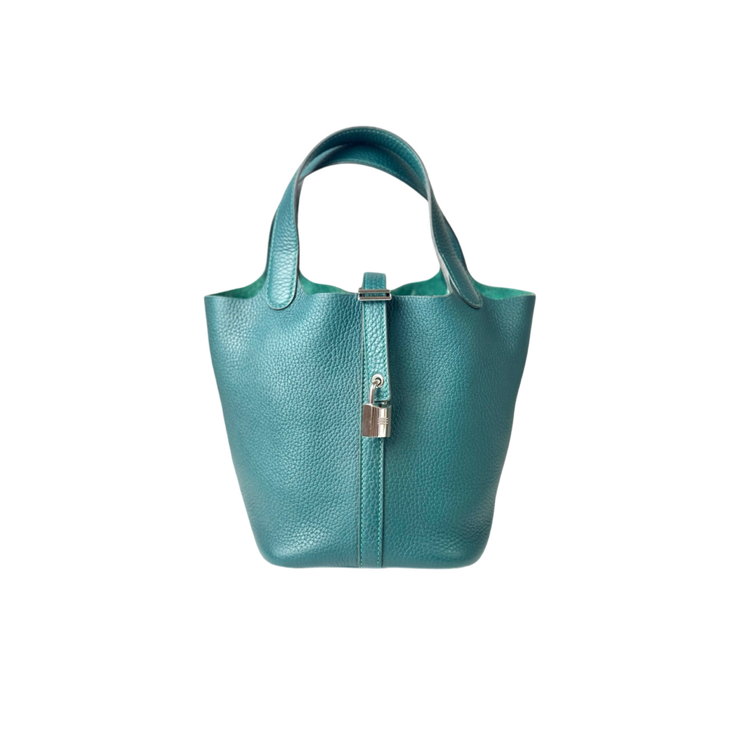 Hermes Picotin 18cm Bag Green