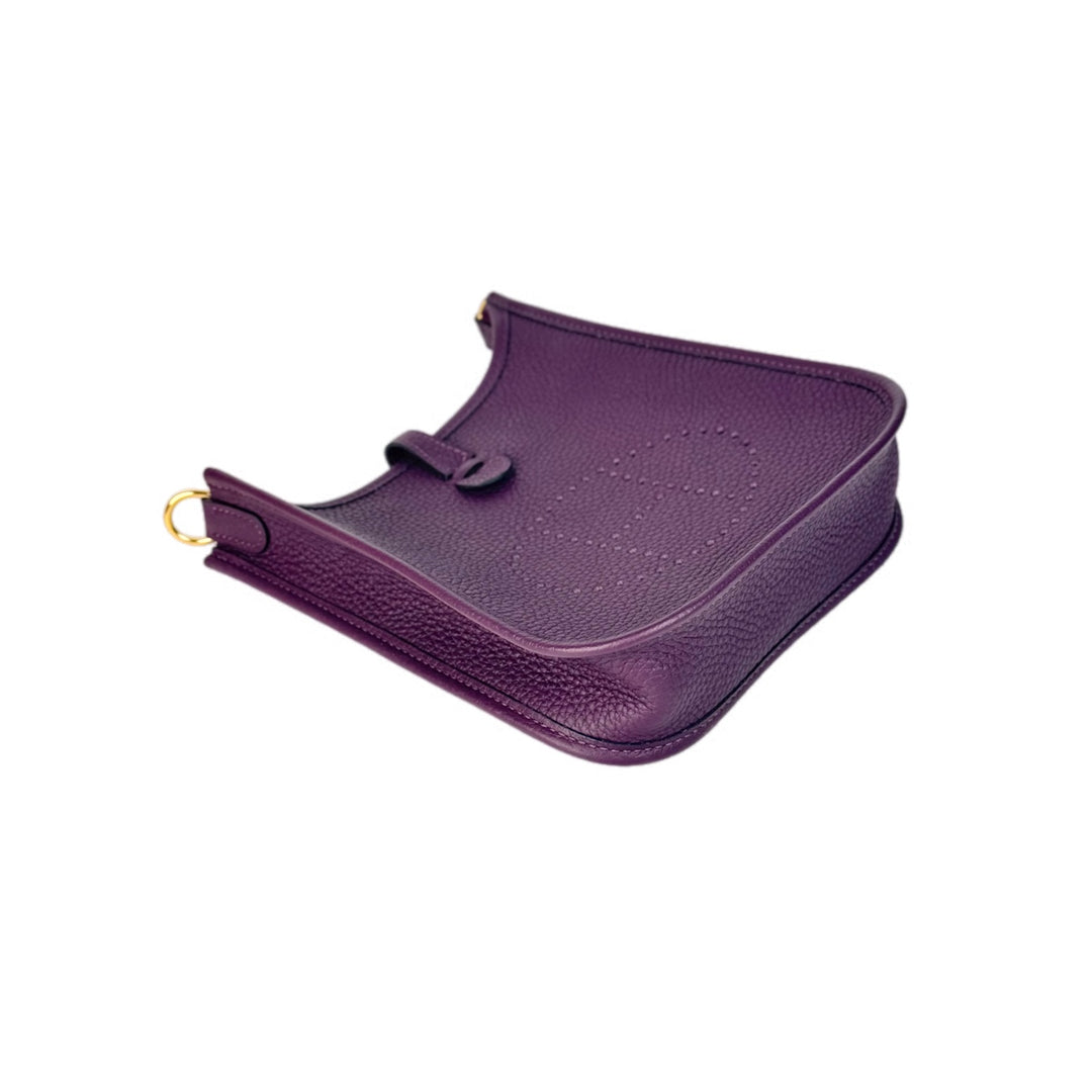 Hermes Evelyne Mini Purple Bag