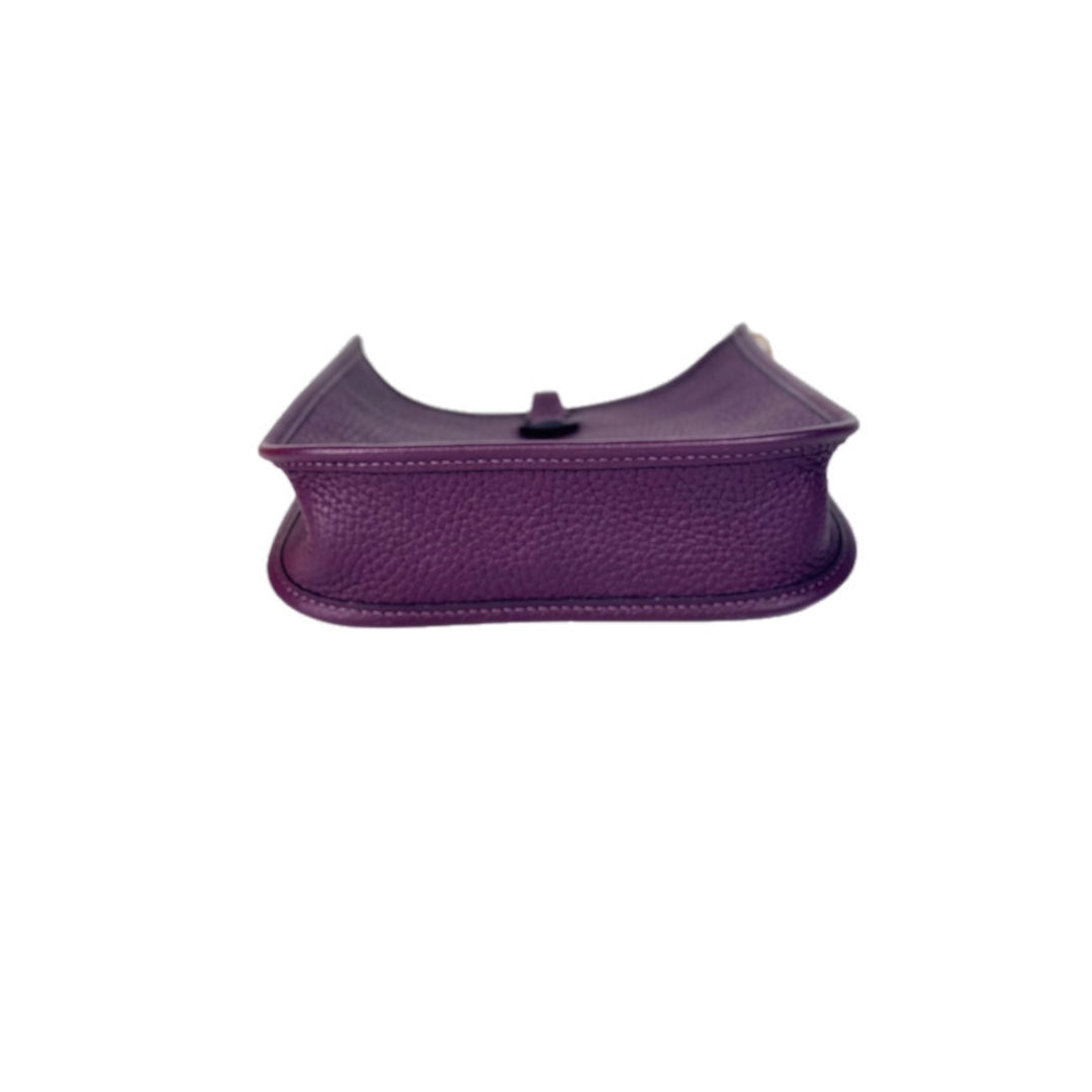 Hermes Evelyne Mini Purple Bag