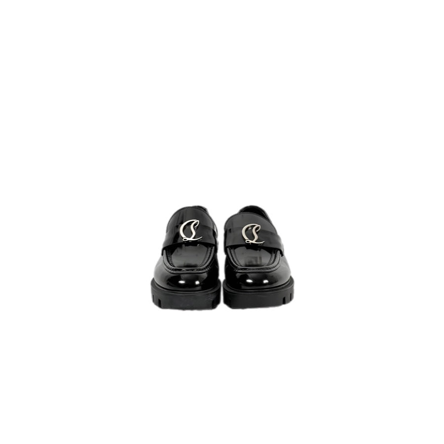 Christian Louboutin Leather Loafer Shoes #37.5