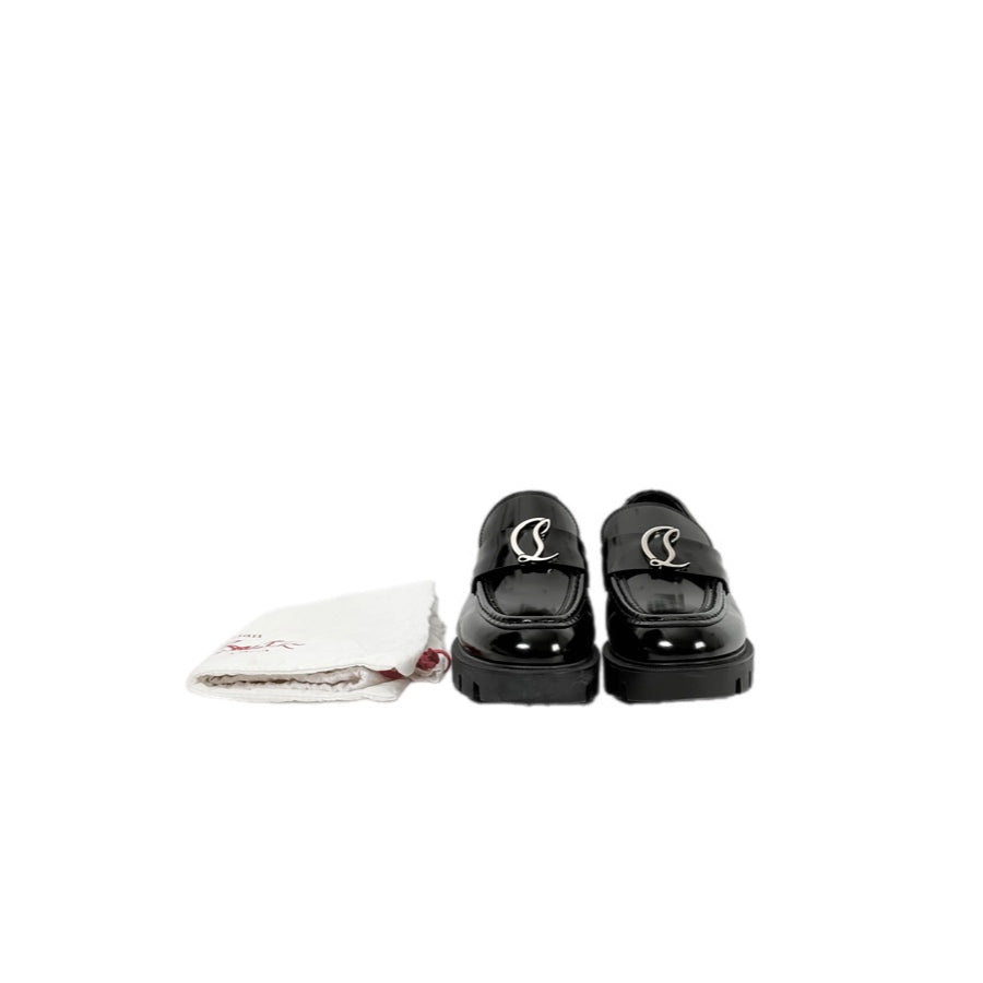 Christian Louboutin Leather Loafer Shoes #37.5