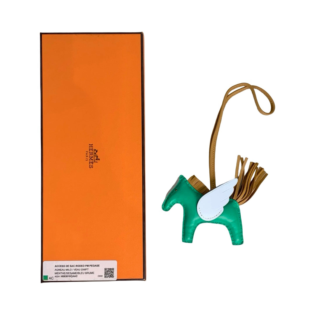 Hermes Green Rodeo Pegase Pm