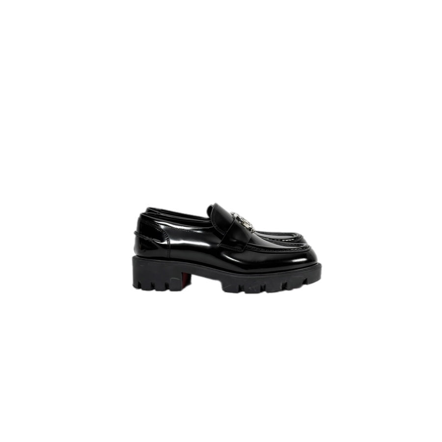 Christian Louboutin Leather Loafer Shoes #37.5