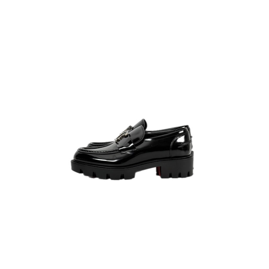 Christian Louboutin Leather Loafer Shoes #37.5