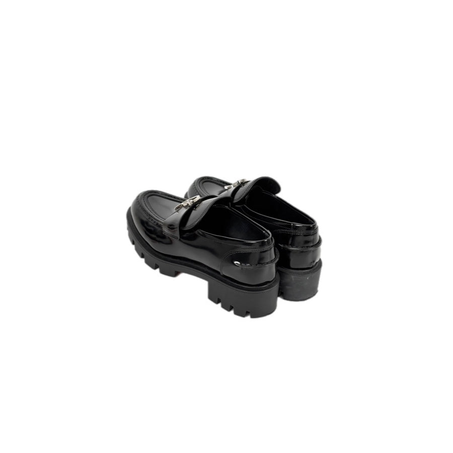 Christian Louboutin Leather Loafer Shoes #37.5
