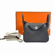 Hermes Lindy Mini Clemence Leather 85 Ardoise - Jiaxyk