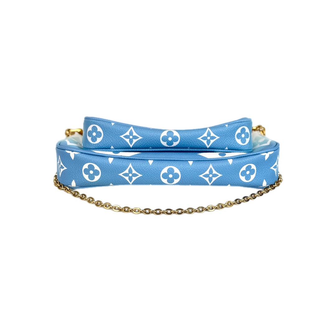 Louis Vuitton Multi Pochette Métis Blue Monogram Bag