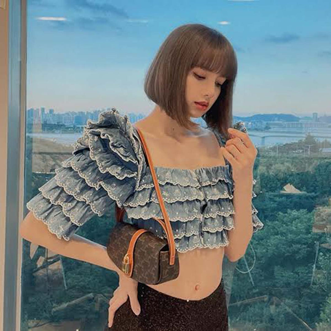 Celine Triomphe Tabou Canvas Bag