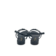 YSL Cassandra Black Sandals #37.5