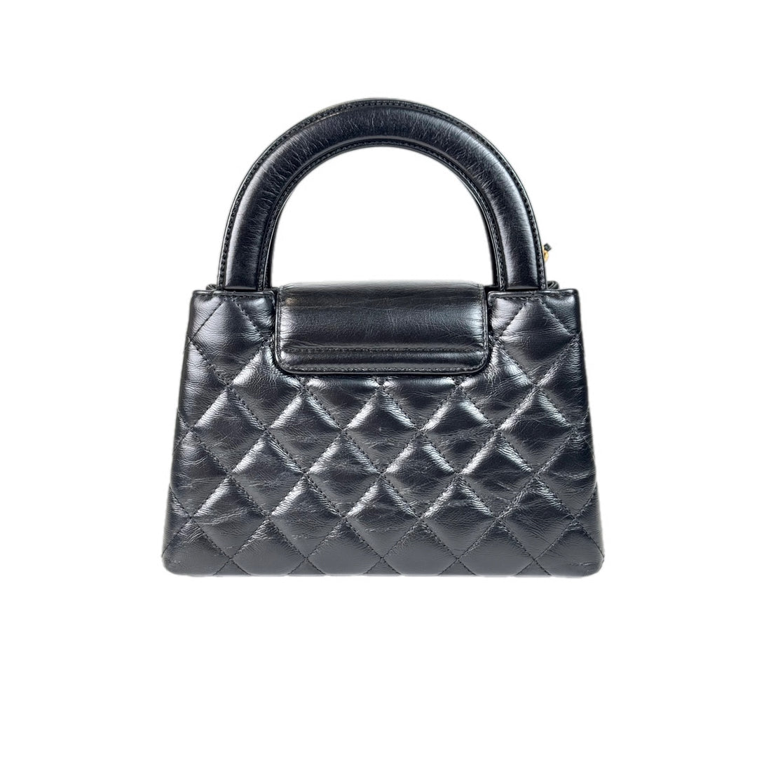 Chanel Black Mini Kelly Tote Bag GHW
