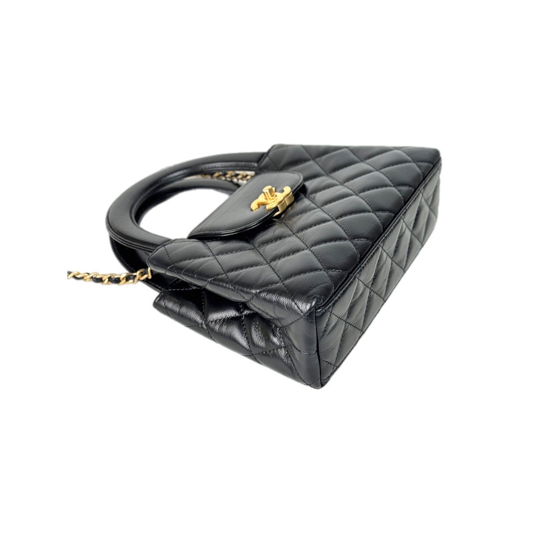 Chanel Black Mini Kelly Tote Bag GHW