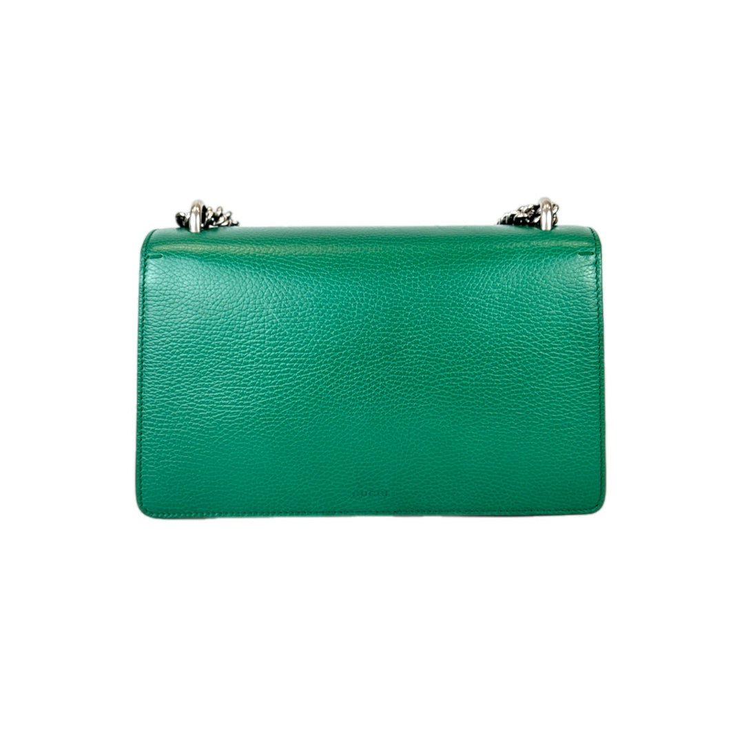 Gucci Dionysus Medium Green Leather Bag