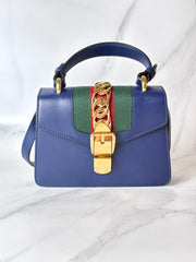 Gucci Sylvie Blue Small Bag