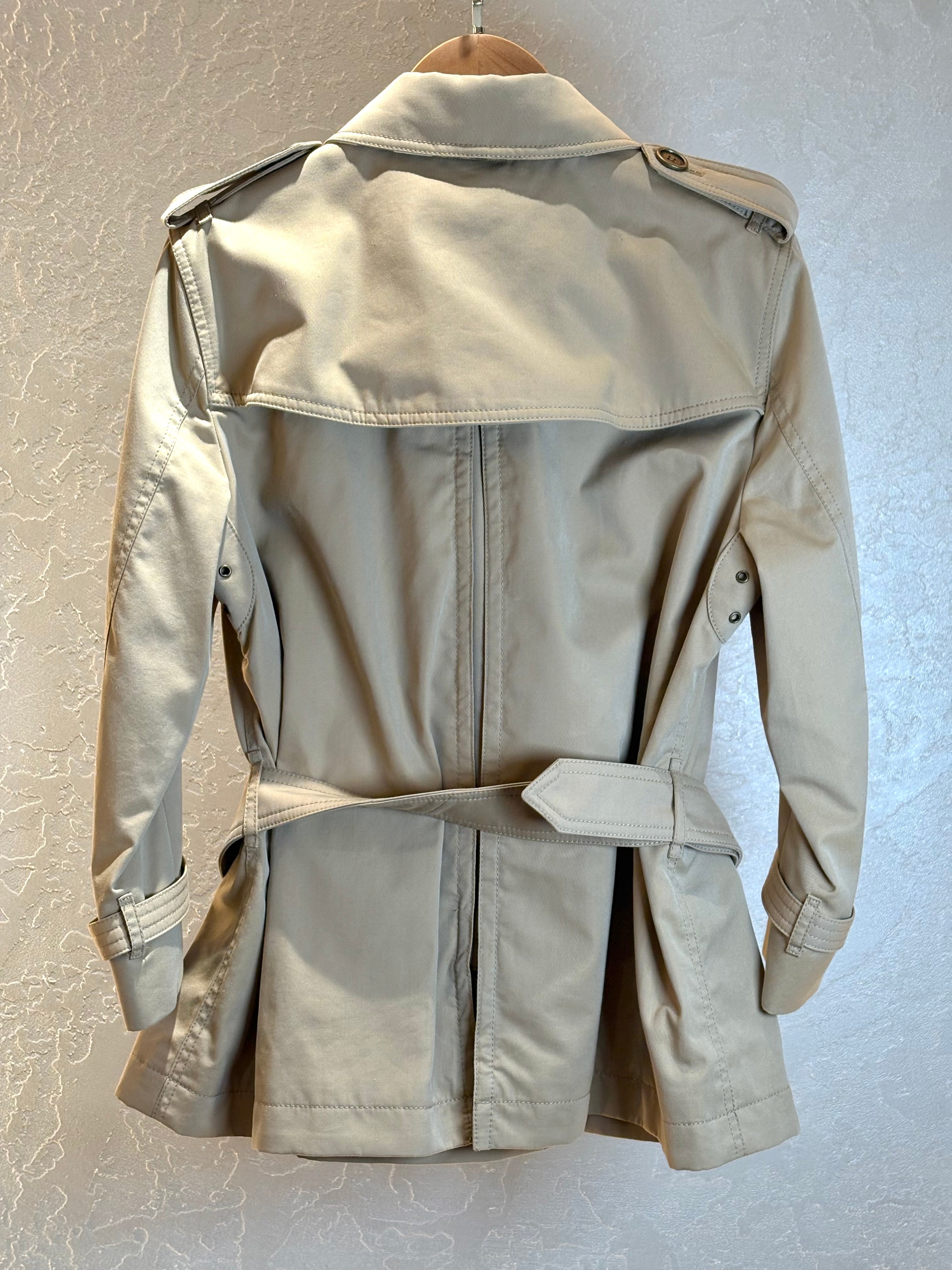 Burberry Classic Trench Coat Short Size 12#