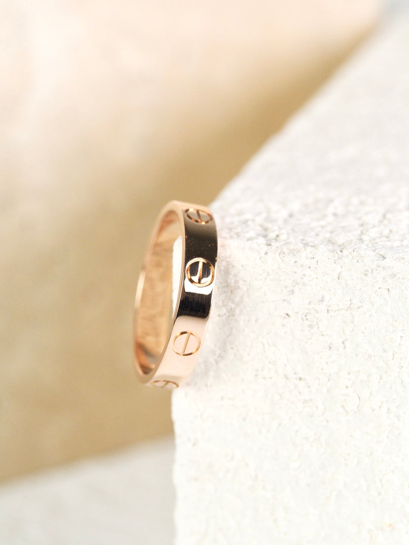 Cartier Love Ring Rose Gold #52