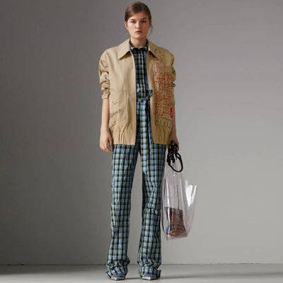 Burberry Clothing Jacket With Painting 165/71A