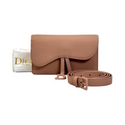 Dior Dusty Pink Matt Calfskin Saddle Belt Bag - Jiaxyk