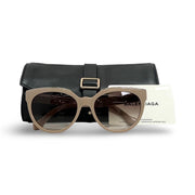 Balenciaga Beige Cat Eye Sunglasses - Jiaxyk