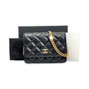 Chanel Black Pearl Chain WOC - Jiaxyk