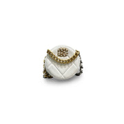 Chanel 19 White Round Chain Bag - Jiaxyk