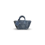 Balenciaga Blue Denim Bistro Basket Bag - Jiaxyk