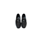 Jimmy Choo Black Glitter Leather Loafers 39.5 - Jiaxyk