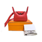 Hermes Lindy Mini Swift S3 Rouge De Coeur - Jiaxyk