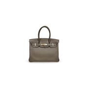 Hermes Birkin 30 Retourne TC 18 Etoupe - Jiaxyk