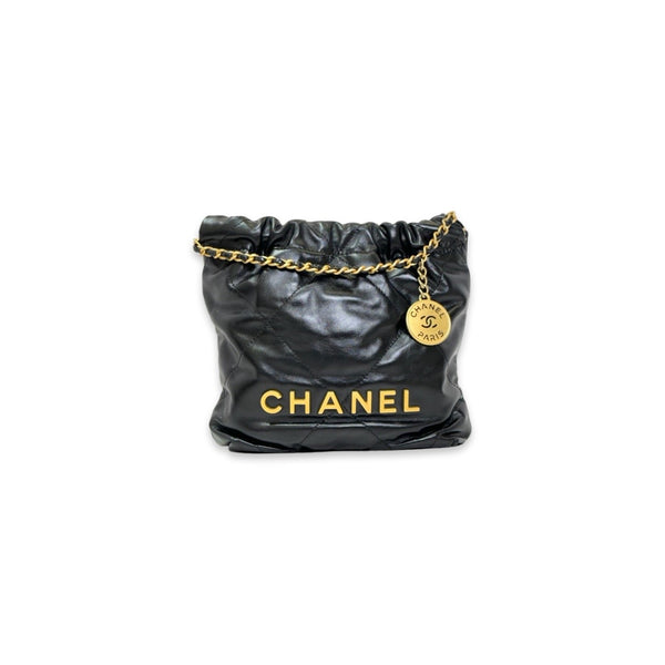 Chanel Black Mini 22 Bag - Jiaxyk