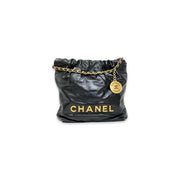 Chanel Black Mini 22 Bag - Jiaxyk