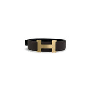 Hermes H Belt Buckle & Reversible Leather Strap 38MM Noir/Chocolat 100CM - Jiaxyk