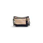 Chanel Small Aged Calfskin Gabrielle Hobo Crossbody Bag Beige and Black - Jiaxyk