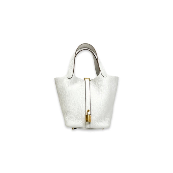 Hermes Picotin 18 M4 Gris Pale - Jiaxyk