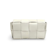 Bottega Veneta White Cassette Belt Bag - Jiaxyk