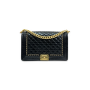 Chanel Large Boy Bag Shiny Calfskin - Jiaxyk