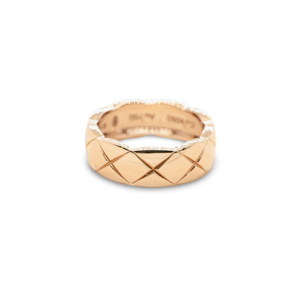 Chanel Coco Crush Ring Small Version 18K Beige Gold - Jiaxyk