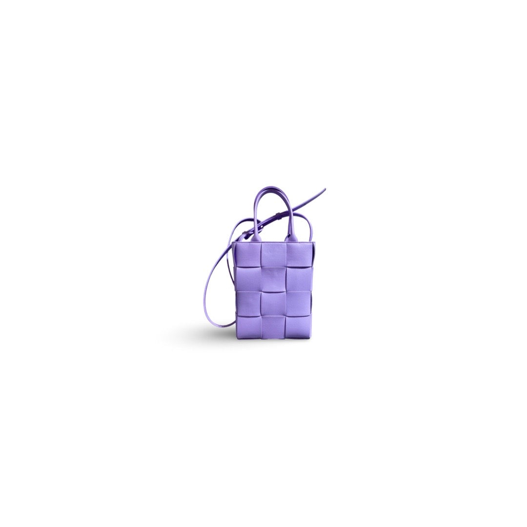 Bottega Veneta Mini Purple Cassette Tote Bag