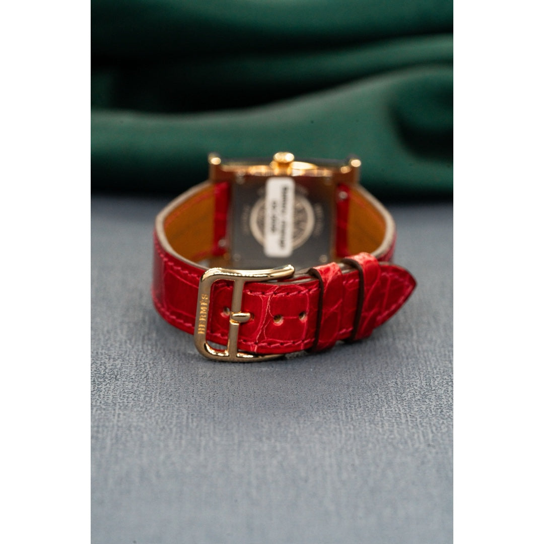 Hermes Heure H Watch, SMALL MODEL, 21 MM with Alligator Strap | JK