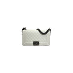 Chanel White Med Boy Bag - Jiaxyk